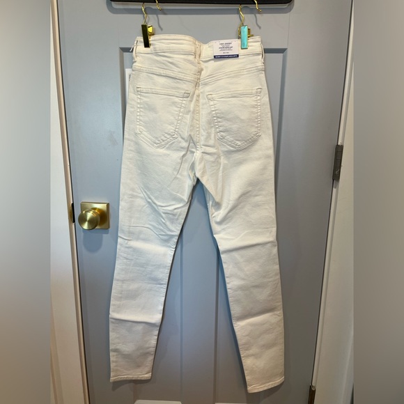 H&M NWT Off White Denim Pant Size 2 - Picture 5 of 9